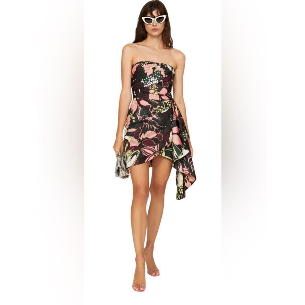 Tanya Taylor Alina Strapless Dress Size 8